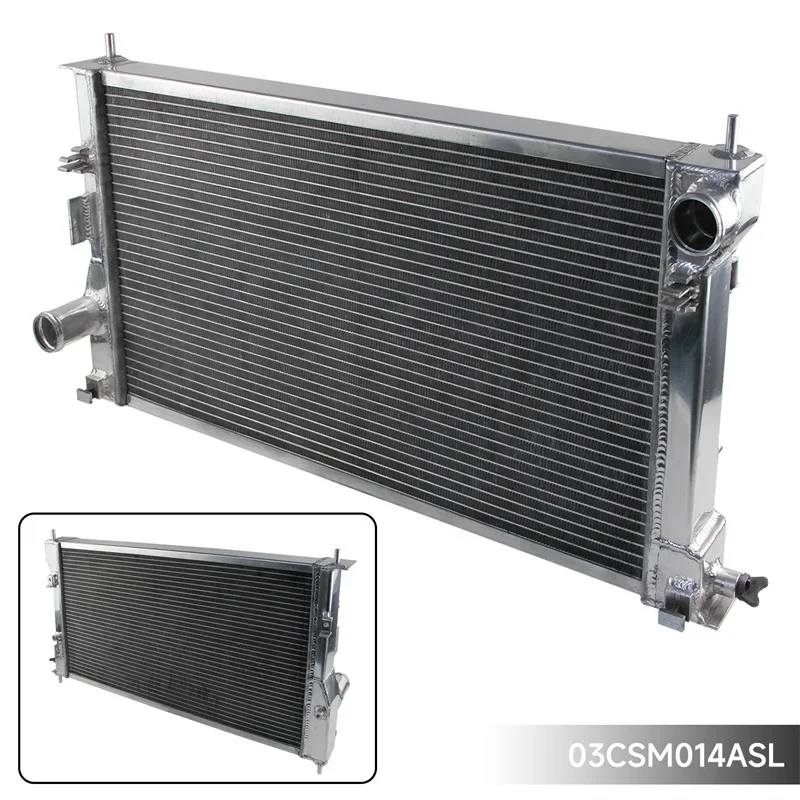 Performance Radiator  40mm Dual Core For Toyota 86 GT/FT86 ZN6 FA20 Subaru BRZ Scion FR-S ZC6 F20 2.0L Silver Aluminium