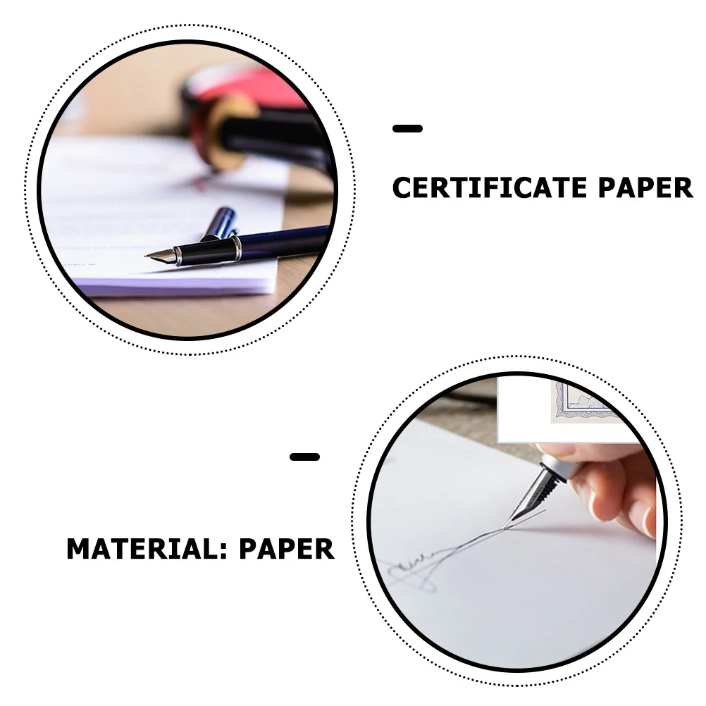 10 قطعة ورق شهادة A4 فارغ ممتاز متعدد الأغراض ورق بطاقات داخلي لجوائز التخرج شهادات مدرسية قابلة للطباعة #1