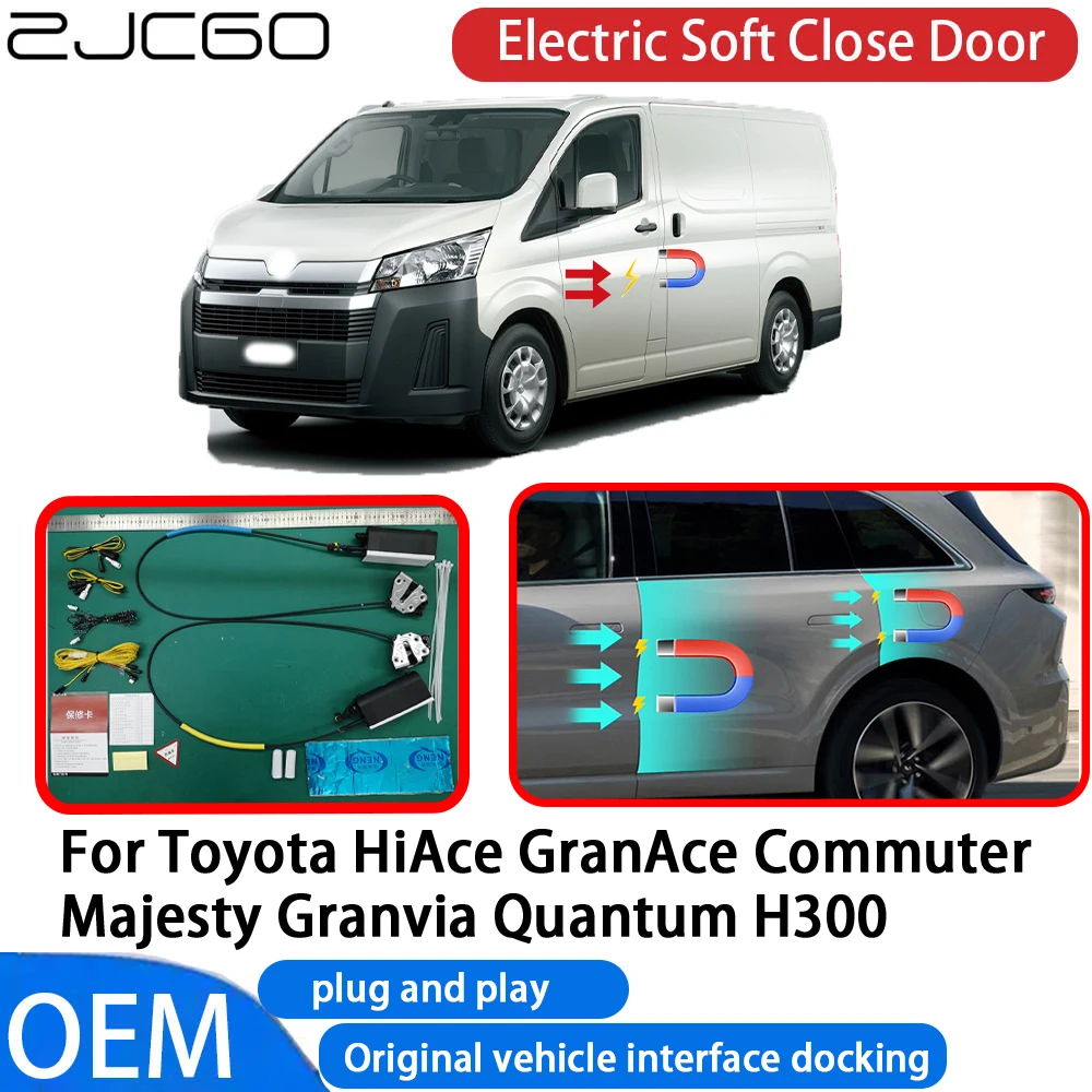 

for Toyota HiAce GranAce Commuter Majesty Granvia Quantum Car Automatic Electric Soft Close Door Closer System OEM Plug and Play