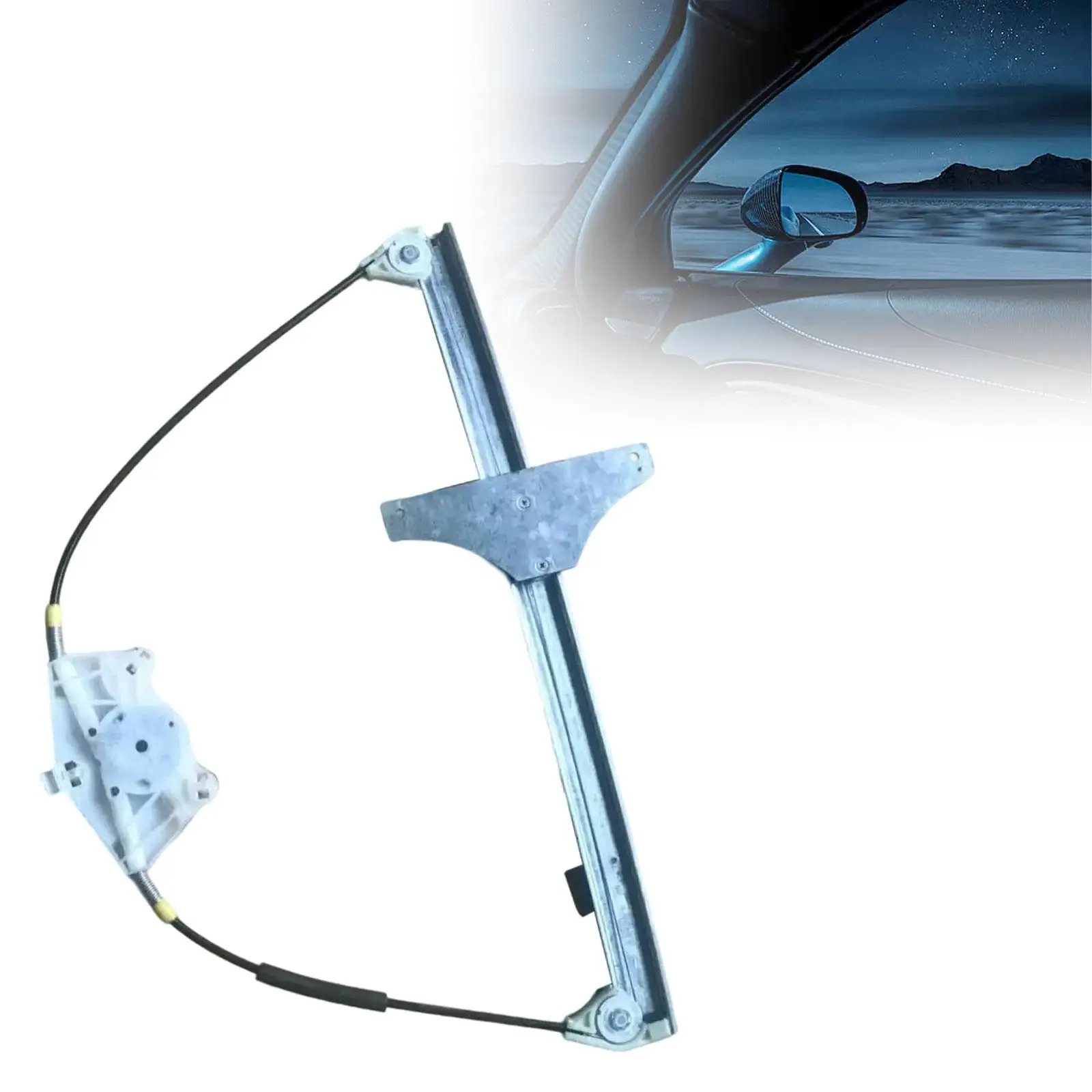 

Electric Window Regulator Front Left Sturdy Aluminum Replacement Auto Parts for Peugeot 307 2001-2009