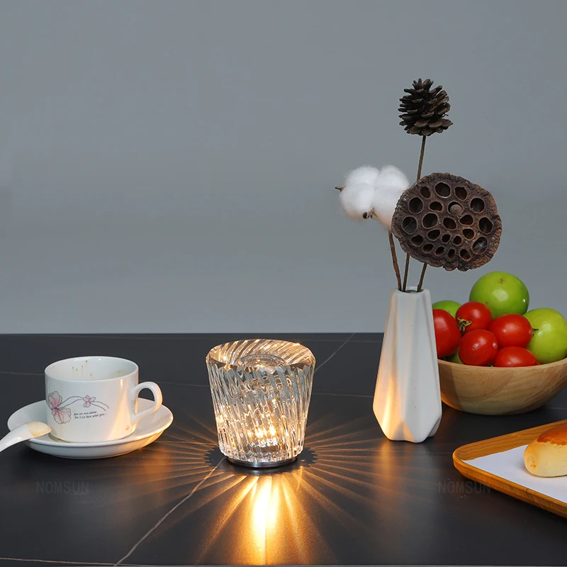 Lámpara de mesa led recargable portátil, luz de ambiente de noche, decoración de habitación, decoración de boda, escritorio de dormitorio, regalo de vacaciones de halloween