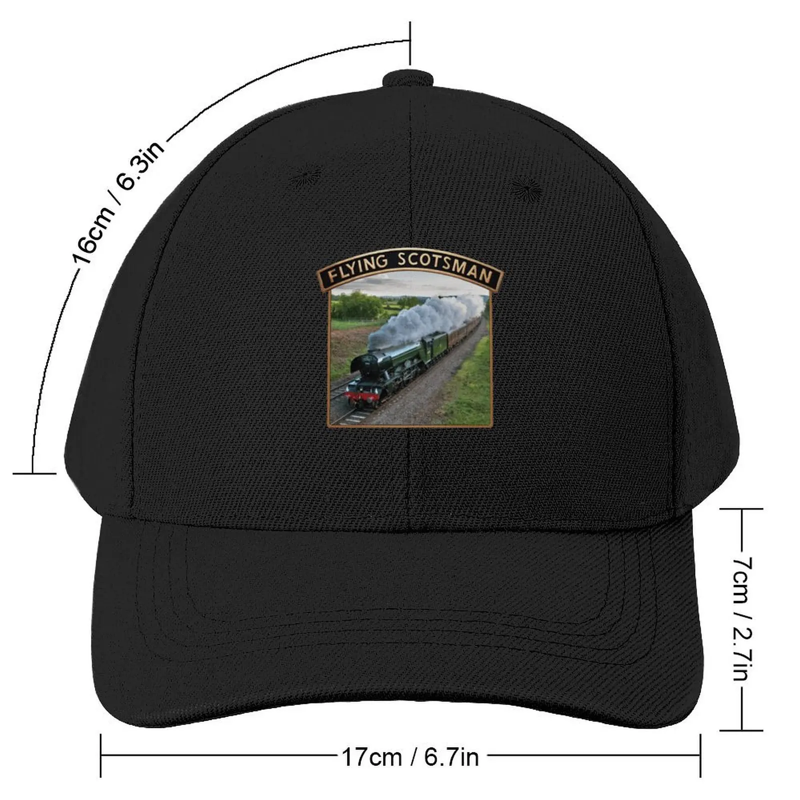 Flying Scotsman And Nameplate Baseball Cap Beach Rugby Uv Protection Solar Hat cute Women's Golf Wear Men's