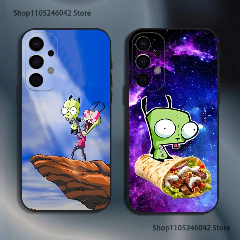 

Cartoon I-Invader Zim Gir For Samsung S25,S24,S21,S22,S23,S30,Ultra,S20,Plus,Fe,Lite,5G Black Cover Phone Case
