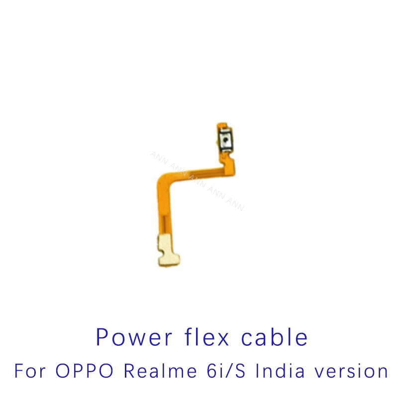 

Power Volume Flex Cable For Realme 6 6i 6Pro Power Volume Side Key Button Flex Ribbon Replacement