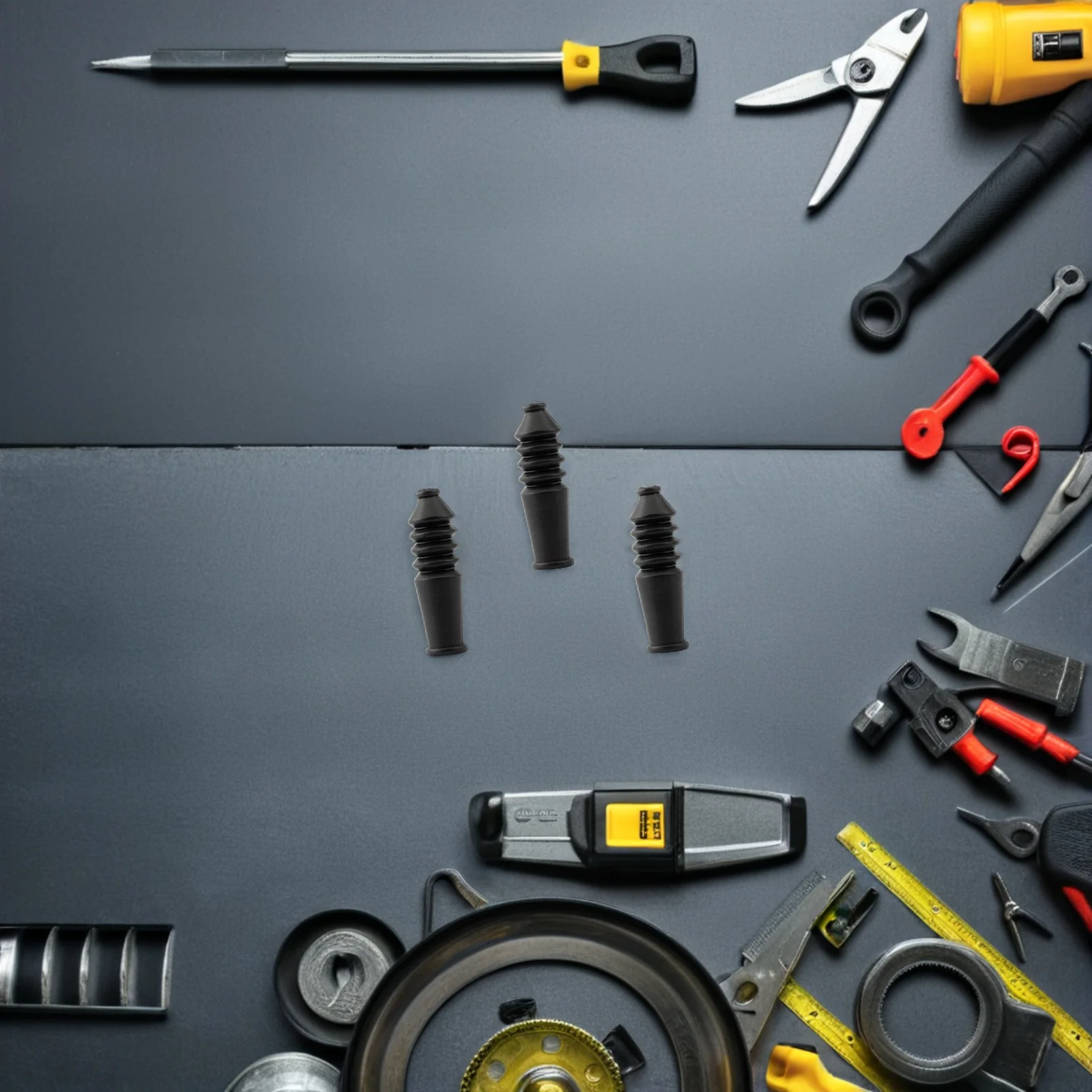 

25pcs Brake Cable Protector: 5/8.5Mm Black Rubber Brake Line Sleeve Dust Cover For Mountain Bike Road Bike Cable End Caps