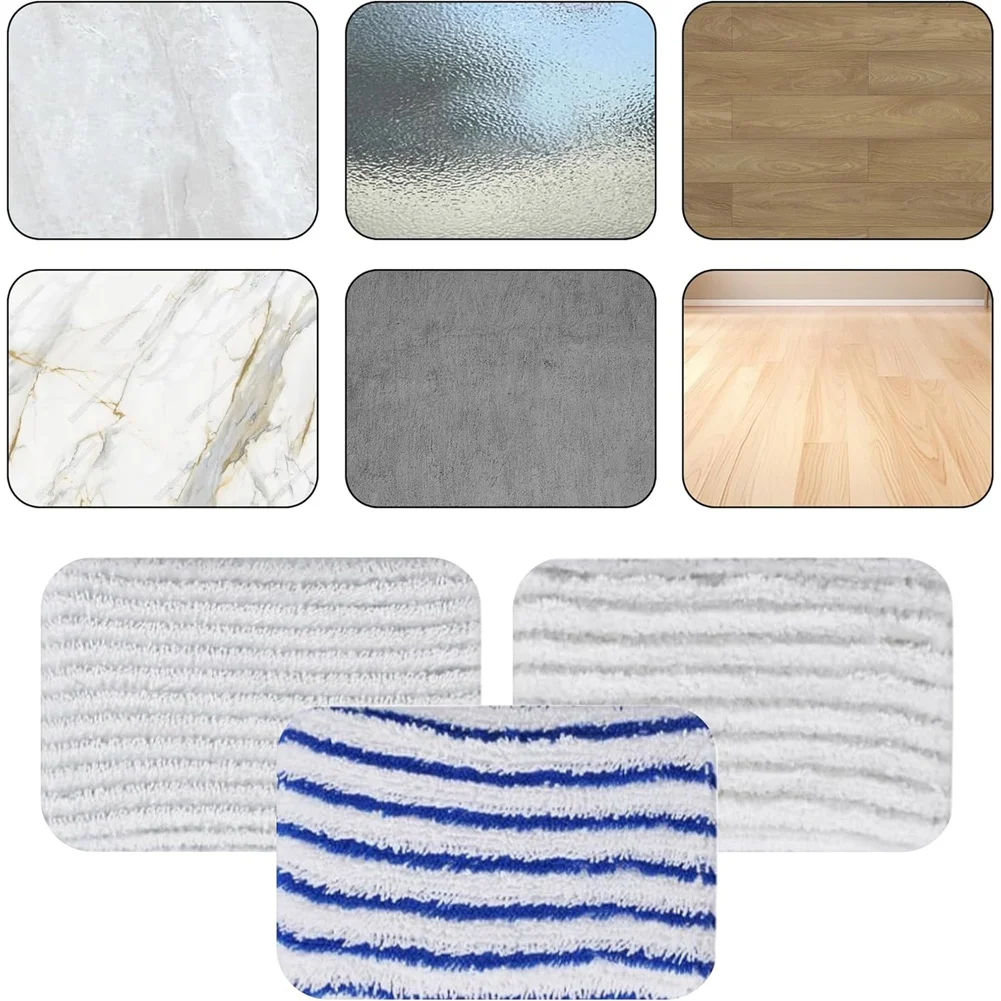 قماش ممسحة من الألياف الدقيقة البديلة الشهيرة لـ Rowenta Clean & Steam ZR 850002   ZR 005801 ، ZR 005804   منصات الممسحة