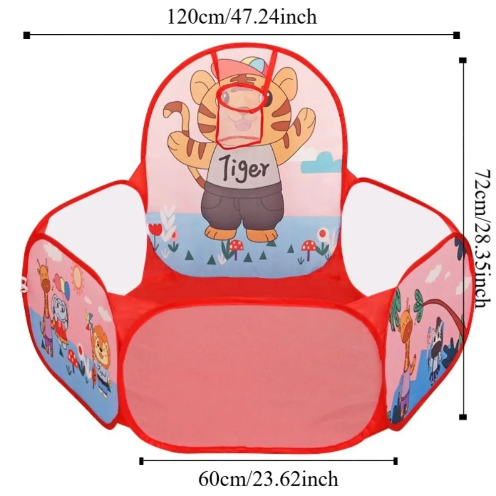 Box pieghevole di sicurezza Piscina Piscina Grande spazio Castello Gioco Ocean Ball Box Palla Pit Ball Pool Gioco al coperto