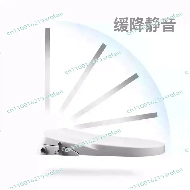 غطاء مرحاض ذكي منظف مع قطرة بطيء، غطاء مرحاض منزلي لغسل المؤخرة #4