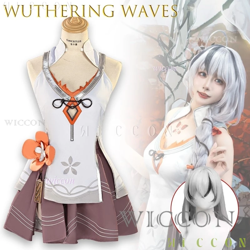 

Christmas AWuthering Waves Camellia Cosplay Costume For Echoes Of War Anime Game Character Roleplay mujer cosplay costumes