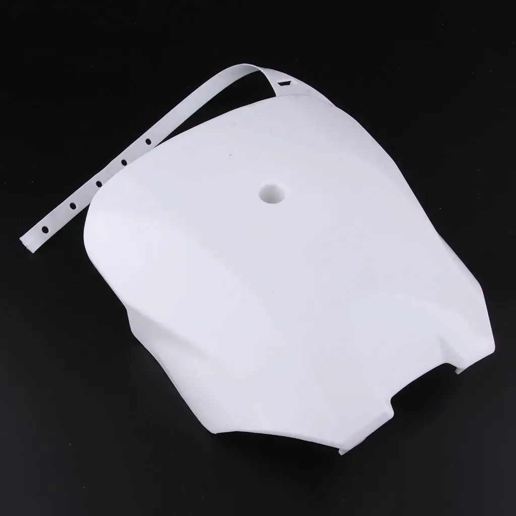 Front White Plastic Number Plate Cover Fairing for Honda CRF70 80 100 Dirt Pit Bike Motocross Front Number Plate