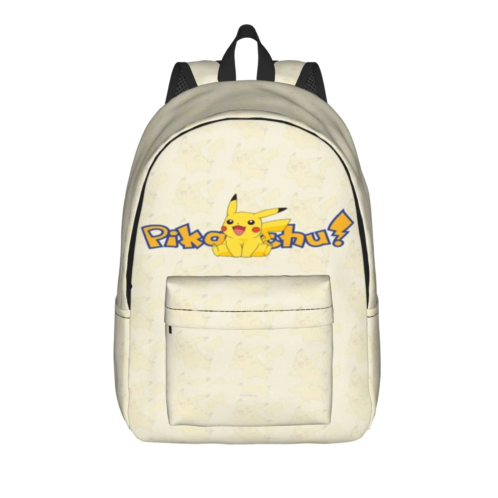 

Pokemoned Characters Classical Backpack with Pocket High School Work Daypack for Men Women Laptop Canvas Bags