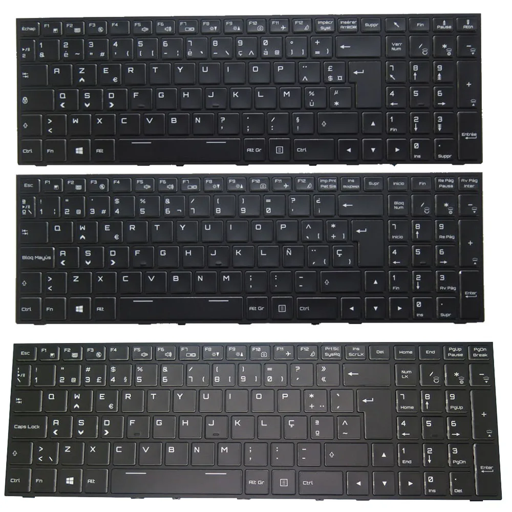 

Laptop Backlit FR/IT/SP keyboard For MEDION ERAZER X7851 MD60514 MD60549 MD60582 MD60583 MD60698 MD60699 MD60706 MD60538 MD60751