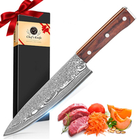 Damascus Professional Chef Knife 8 Inch VG10 High Carbon Stainless G10 Ergonomic Color Wooden Handle Ultra Sharp Cooking Knife