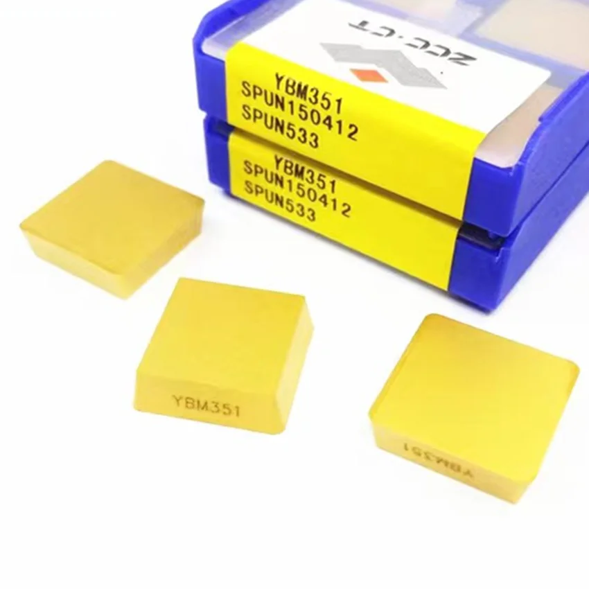 SPUN150412 YBC302/SPUN150412 YBM351/SPUN190412 YBM351 SPUN533 SPUN633 ZCC.CT CNC carbide inserts For Steel, Stainless steel