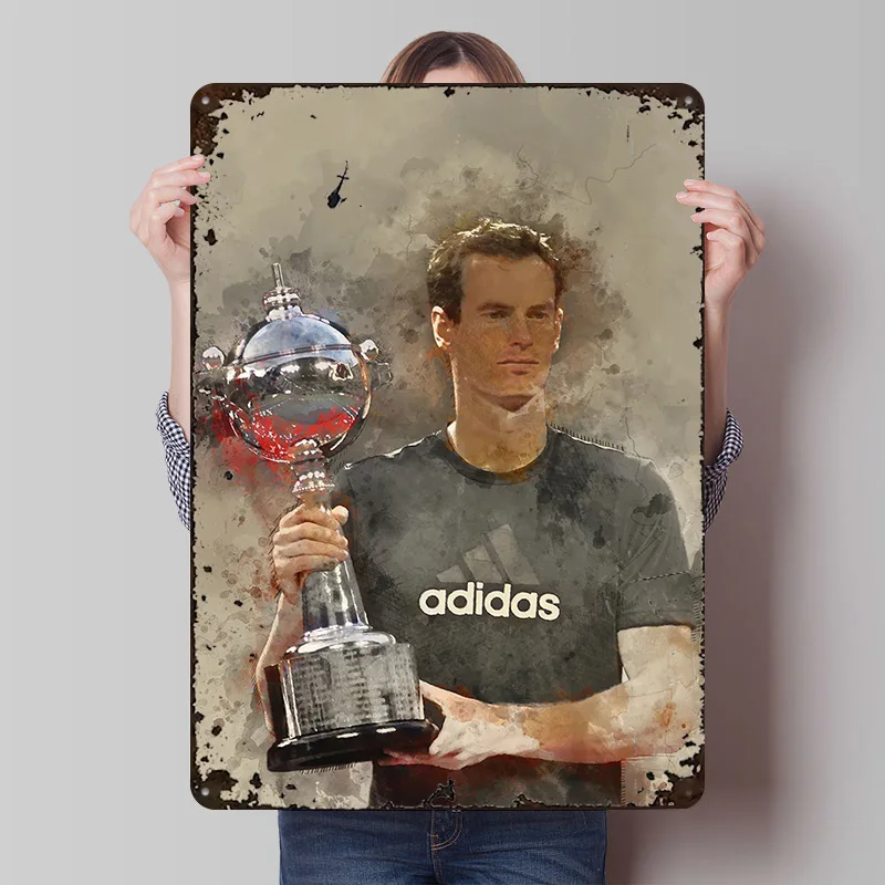 

Постер с принтом Энди Мерри, индивидуальный дизайн, ретро-винтажные металлические таблички для декора офиса, комнаты, дома, на заказ