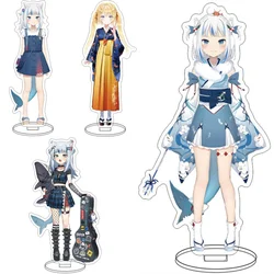 Hot Hololive Vtuber Anime Fans Figures Ninomae Ina'nis Gawr Gura La+ Darknesss Cosplay Acrylic Stand Model  firend Gifts