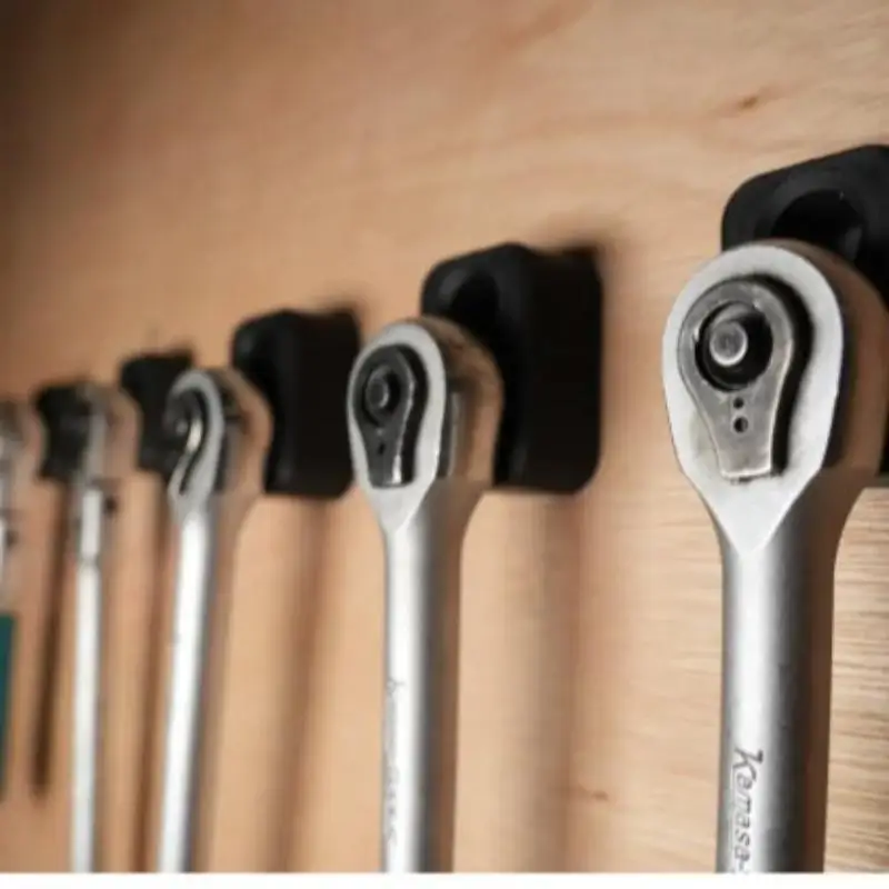 3PCS 3D Printed Ratchet Organizer Holders Impact Resistant Wrench Storage Racks for Garage Workshop Tool Sorting