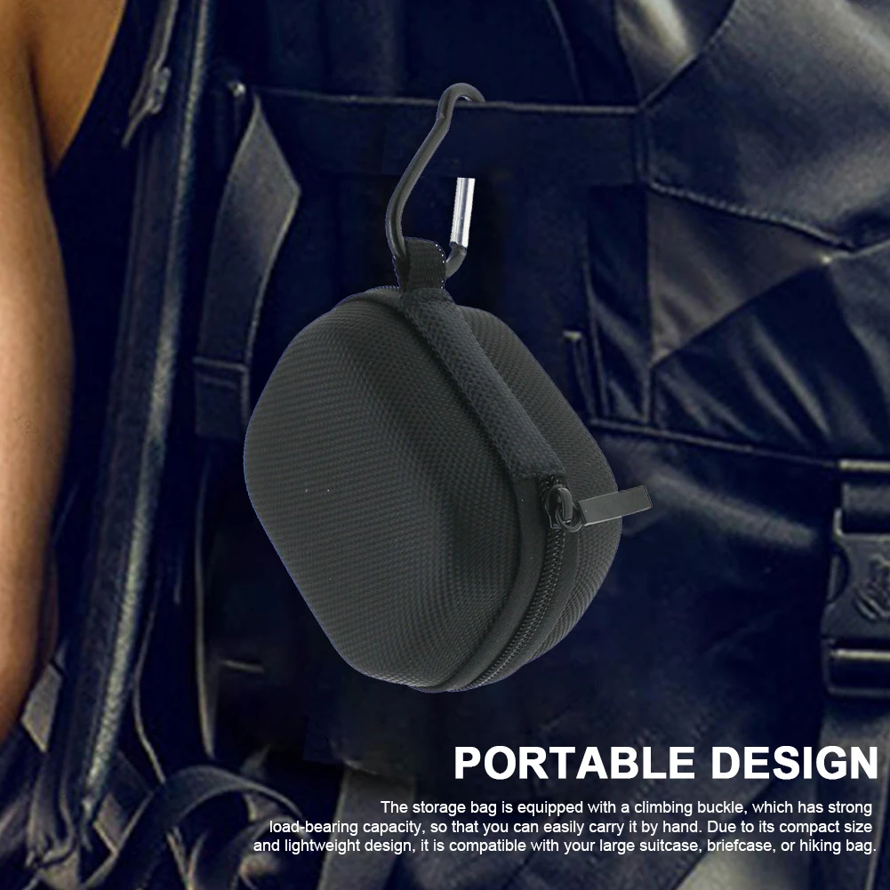 EVA Earphone Travel Carrying Case with Carabiner Earbud Case Holder Small Zipper Pouch for Beats Studio Buds/Beats Studio Buds+
