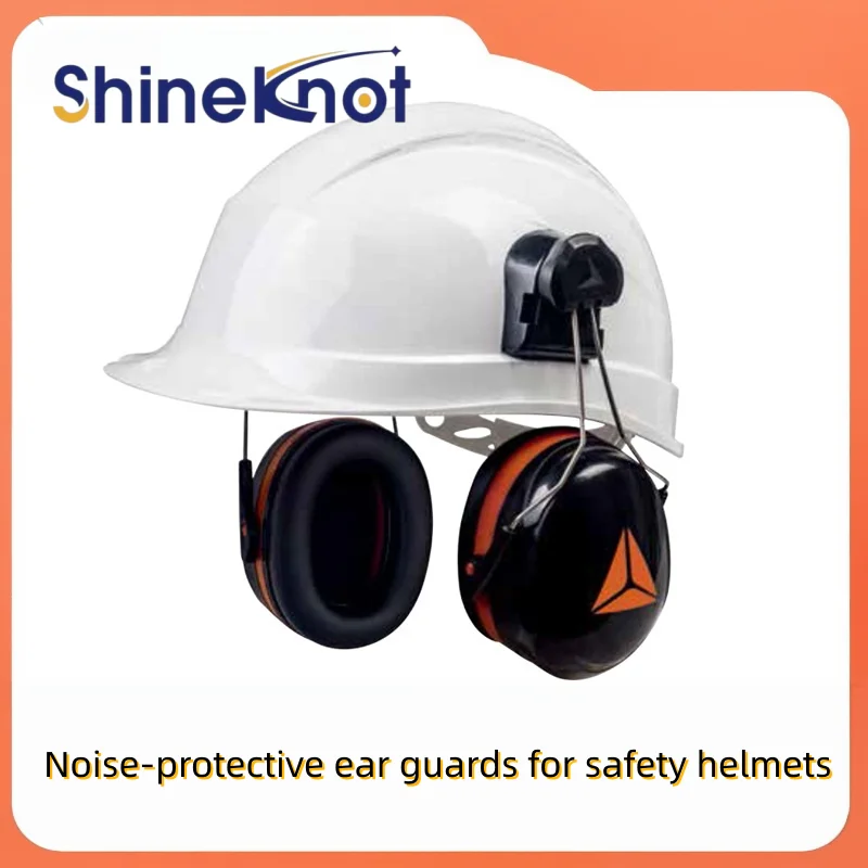 SHINEKNOT Soundproof Earmuffs Safety Helmets And Noise Reducing Ear Protectors For Industrial Factory Construction Sites