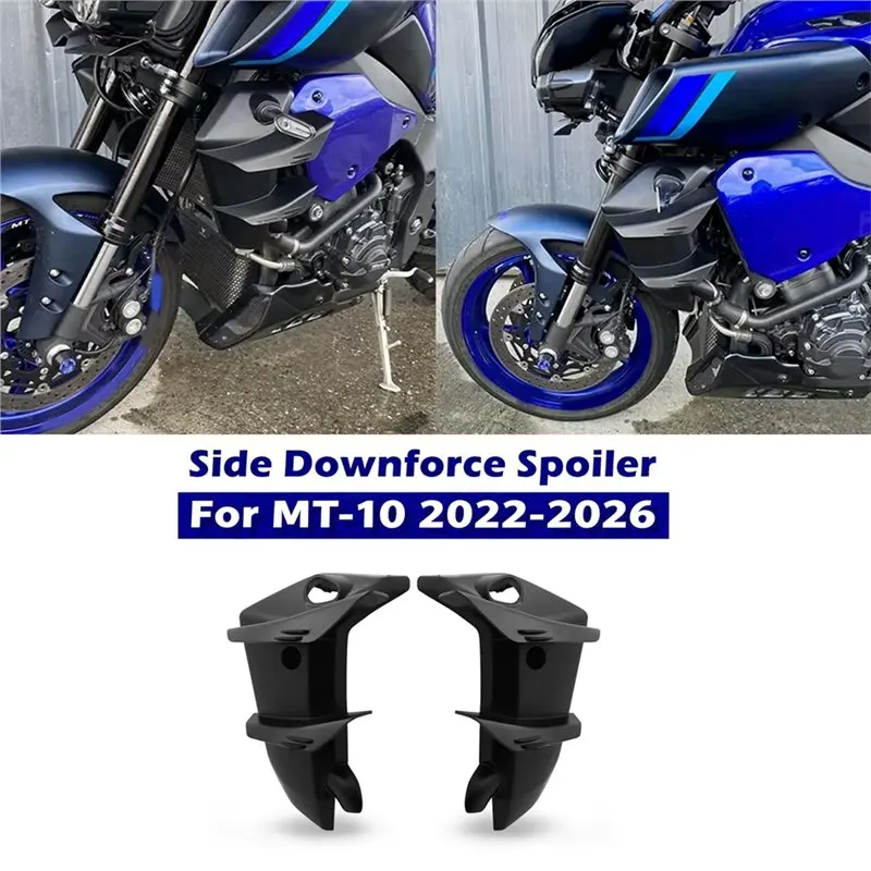 NEW HOT In Stock-Lower Spoiler Front Spoiler Side Wing Side Spoiler Flank For MT10 MT-10 2022-2026 Motorcycle Frontal Spo