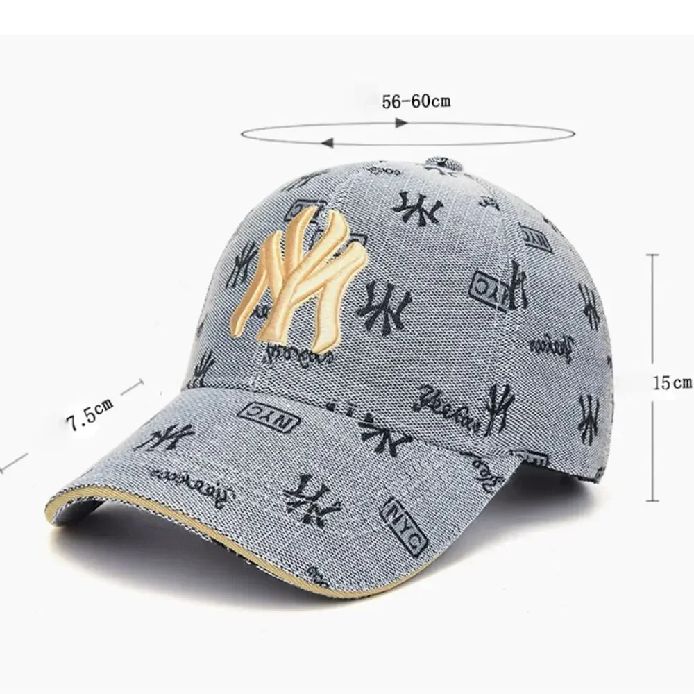 أزياء مطرزة إلكتروني قبعة بيسبول للنساء الرجال الصيف في الهواء الطلق الشمس قبعة بواقٍ للشمس للجنسين قابل للتعديل Snapback قبعة الهيب هوب عادية