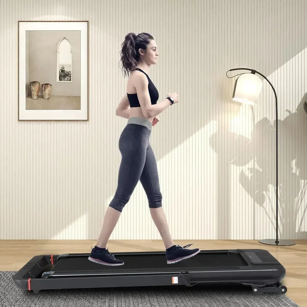 3-in-1 Foldable Treadmill with Auto Incline, 18 Wide Belt, Under-Desk Walking Pad, Remote, Speaker, 265 lbs Capacity view 6