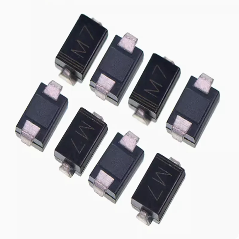 100pcs 1N4007 SMA M7 1N4007 A7 SOD-123 1206 1N4007F M7F/M7 SMAF  1N4007 T7 SOD-323 0805 1A 1000V DIP