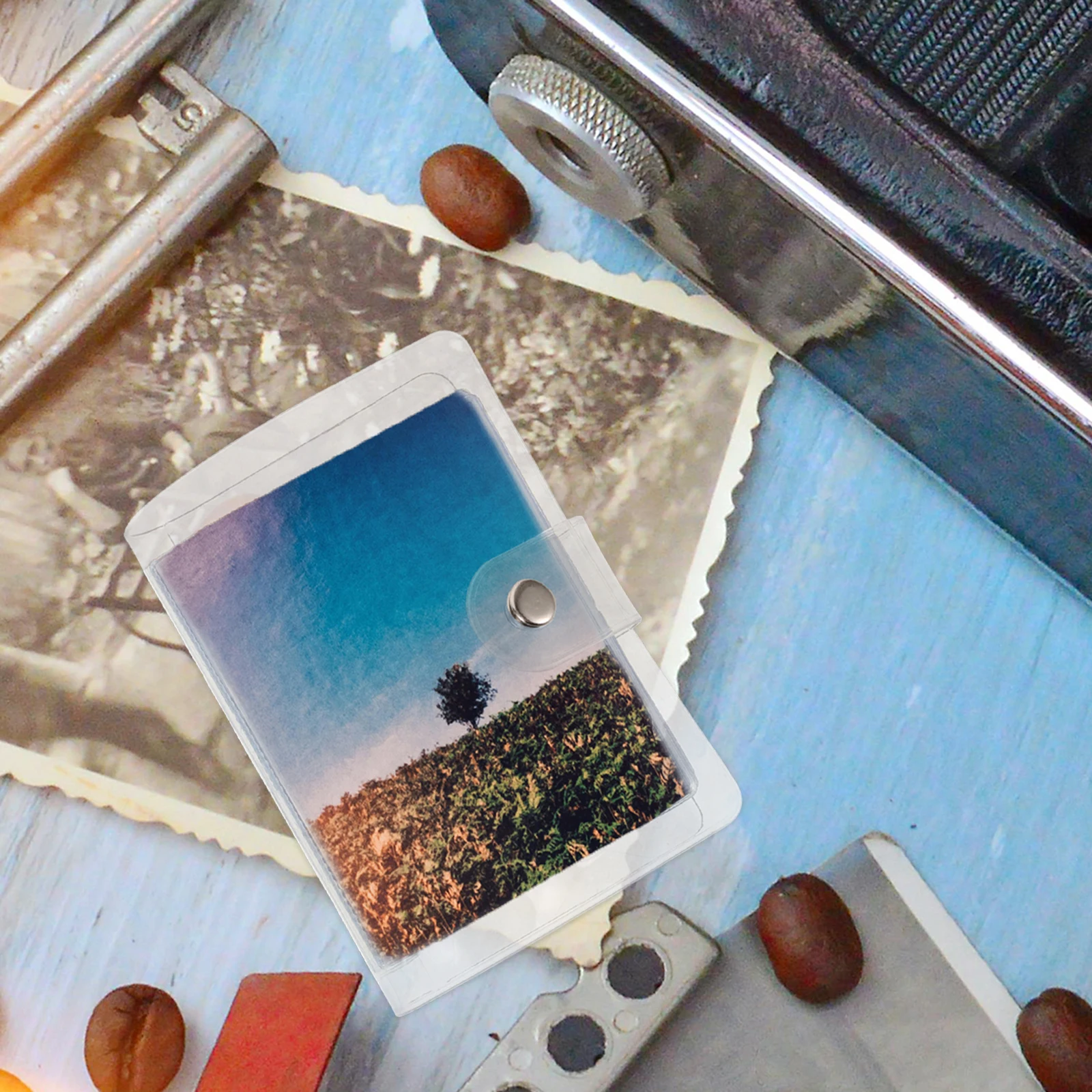 

Card Holder Book Collecting Picture Hollow Out Clear Storage Album for Cards Family Photo Books