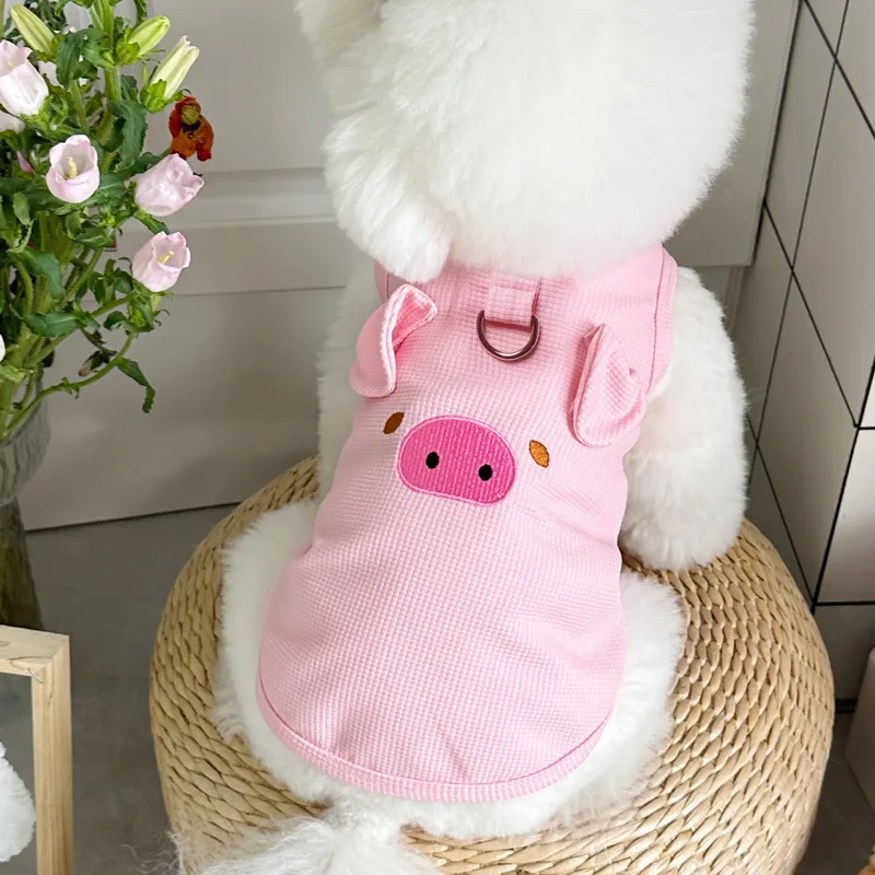 Dog Clothes for Small Dogs Thin Cute Dog Vest Puppy Clothes Breathable Chihuahua Clothes Cat Vest Pet Supplies - view 3