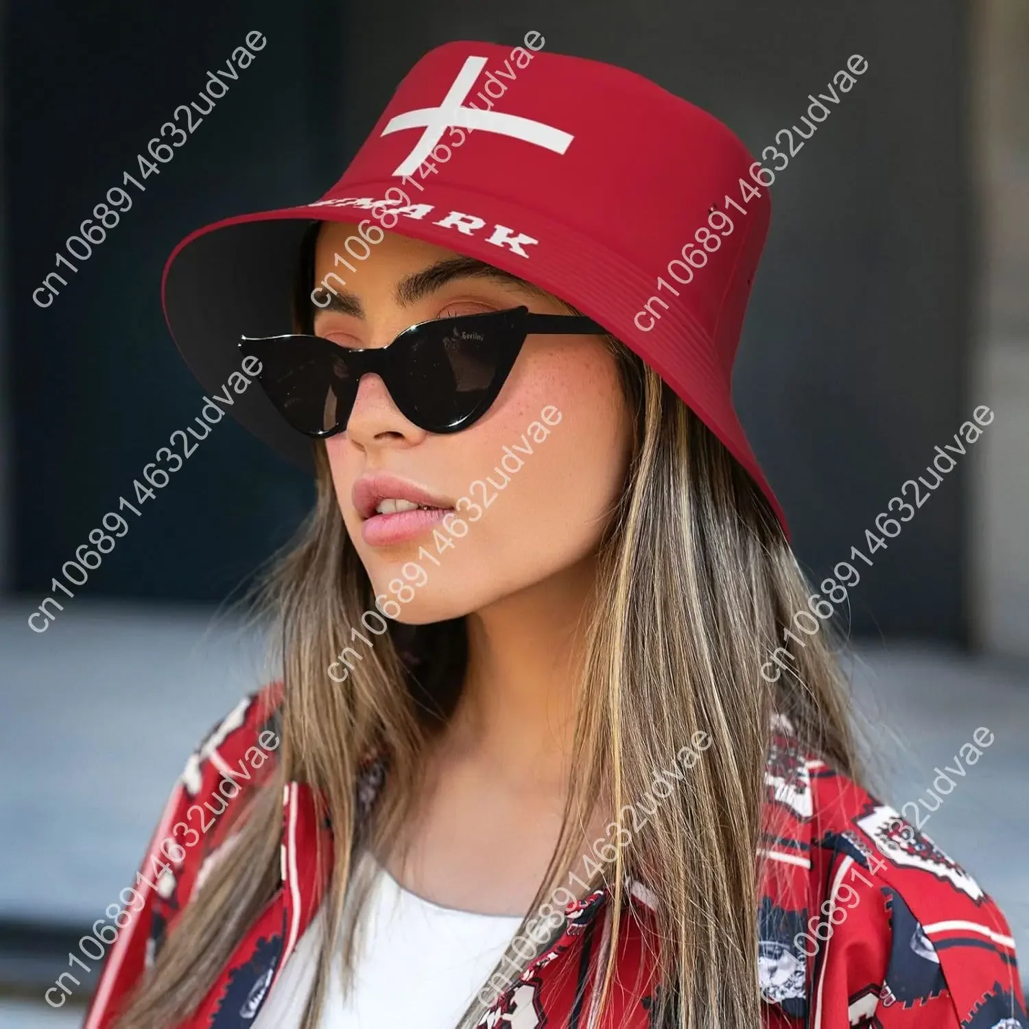 Denmark Denmark Flag Danes Cool Bucket Hat 3D Printing Fisherman Hats Summer Travel Hiking Beach Sun Caps Multi