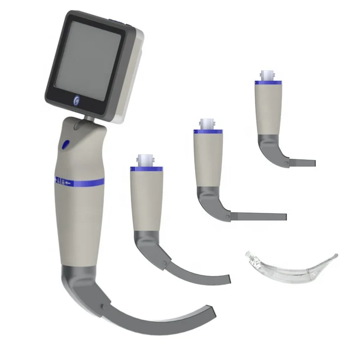 USB 32GB Surgical operation equipment anesthesia airway endotracheal intubation 6 sizes blades Video laryngoscope