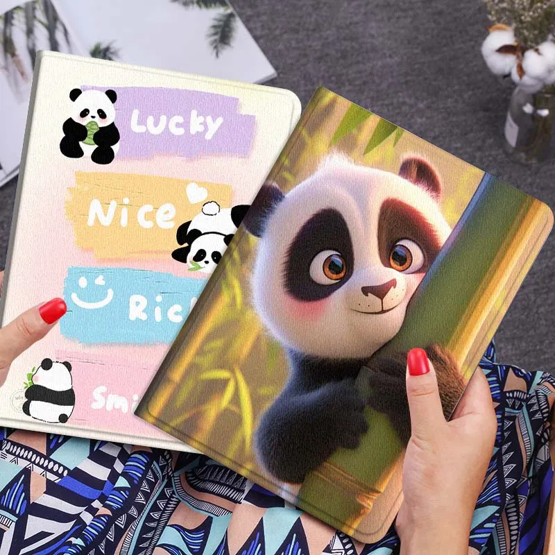 

Cartoon Art Panda Popular For Xiaomi Mi Pad Mini 4 5 6 7 SE Pro Plus Redmi Pad 2 SE 2025 8.8 11 Foldable Tablet Case Gift