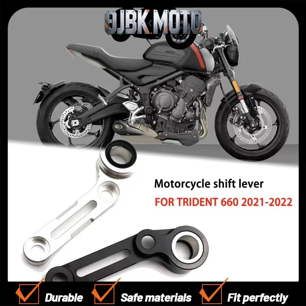 【Perfect fit】Suitable for Triumph Trident 660 motorcycles, this is a modified shift assist bracket/gear lever stabilizer.