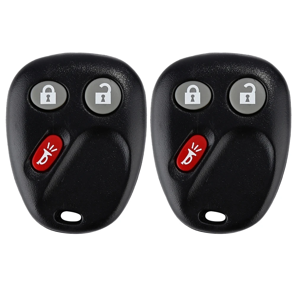 KEYECU LHJ011 For GMC Sierra Yukon 2003 2004 2005 2006 Hummer H2 Chevrolet Remote Key Fob 15132198 15186200 15186201 15186203