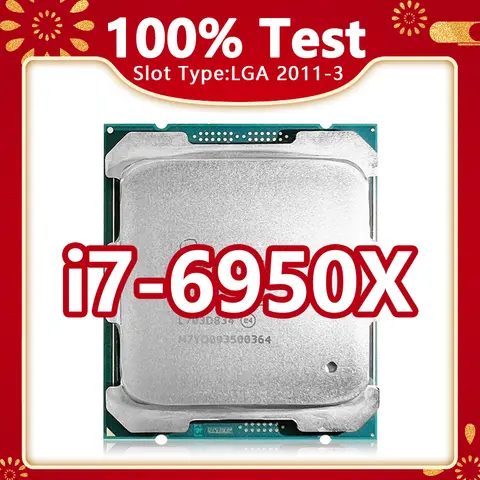 Processore i7-6950X SR2PA 10 core 20 thread 3,0 GHz 25 MB 140 W LGA2011-3 per scheda madre X99 CPU i7 6950X