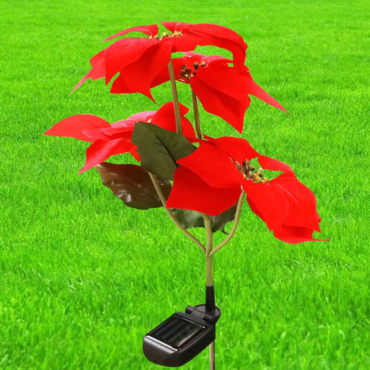 

Солнечные имитационные цветочные фонари, прочные светодиодные садовые колья, наружное украшение, ландшафтное освещение на солнечной энергии, садовый двор, патио