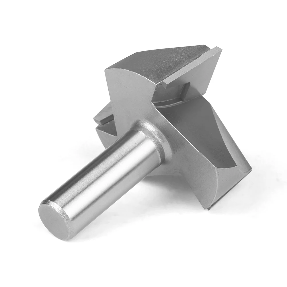 1 buah Router pembersih tiga titik 12mm 1/2 ", Router penggali Bit bawah Slot