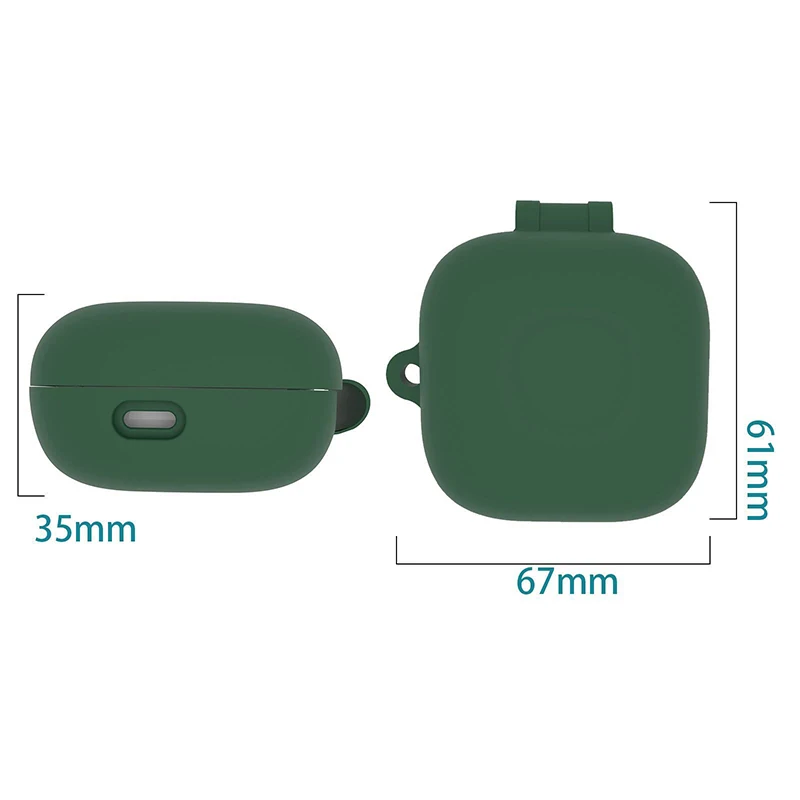 Estojo protetor sem fio, Soft Silicone Shell, Capa Dustproof para QCY T13