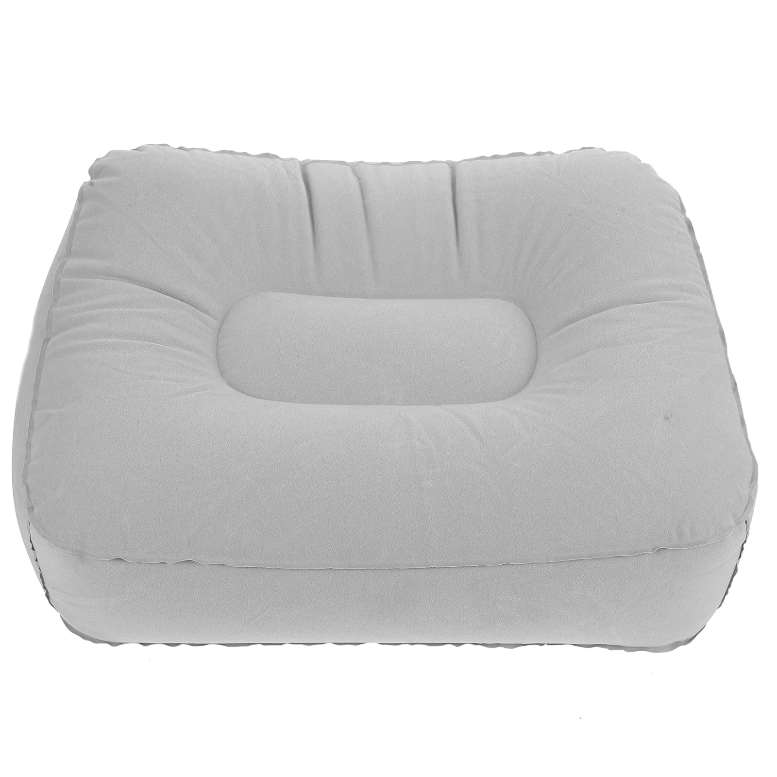 Reposapiés inflable para viaje, almohada para acampar, avión, reposapiés, 2 uds.