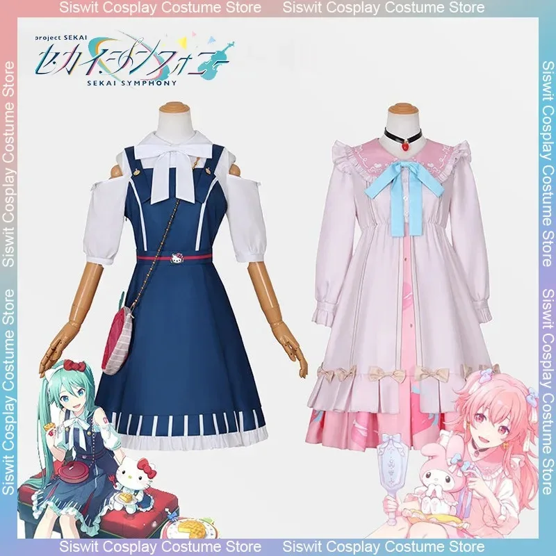 

Project Sekai Colorful Stage Cosplay Costume PJSK Momoi Airi Hatsune Miku Role Play Dress Uniform Anime Carnival Party Outfits