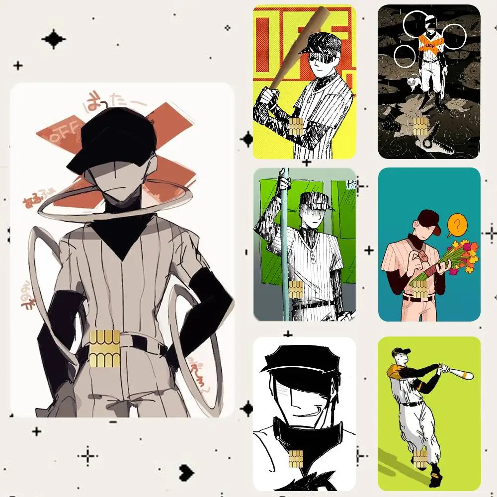 Game OFF T-The Batter HD Waterproof Card Skins Protective Stickers for Credit Bank Game Cards
