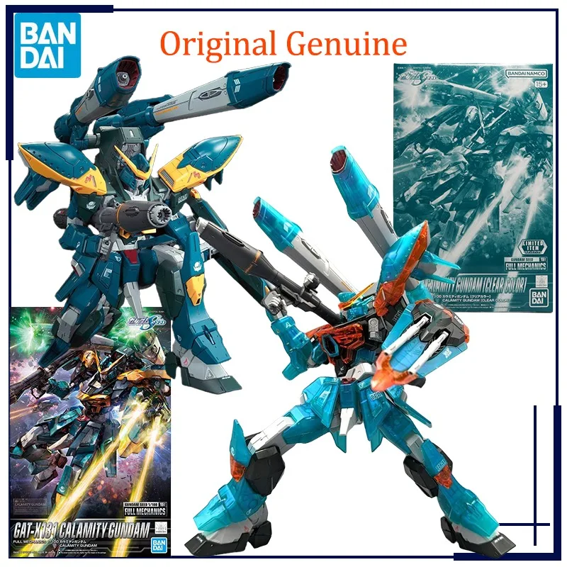 

Original Genuine Bandai Anime Calamity Gundam CLEAR COLOR GAT-X131 FM 1/100 Assembly Model Toys Action Figure Gifts Collectible