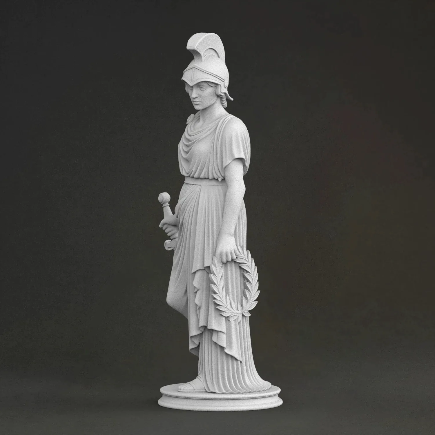 'Statue of Liberty' Sculpture, 3D Printed Resin Material, Hand-Painted, Plaster-Like Textured Decoration (Ships Within 10 Days)
