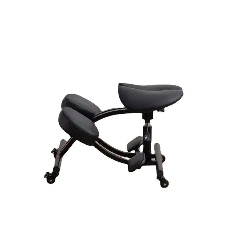 Saddle Seat Kneeling Chair With Wheels Adjustable Ergonomic Stool Office Mobile Sillas Para Comedor Room Furniture GY50DC