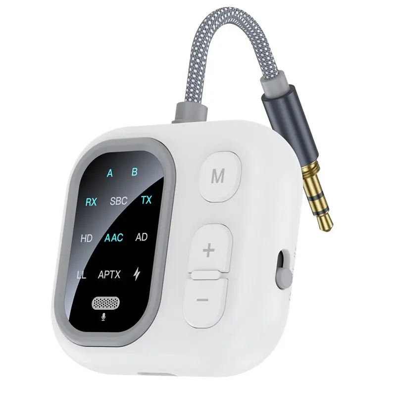 Reliable-Wireless Audio Adapter, Bluetooth 2 In 1 Transmitter Receiver RX/TX For Car Home Airplane Airline Travel