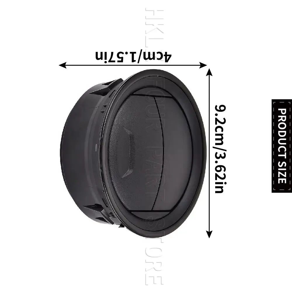 Easy Installation car accessories New For VW Amarok Mk1 Front Dashboard Air Vent AC Grille Diffuser Surround Black/Silver