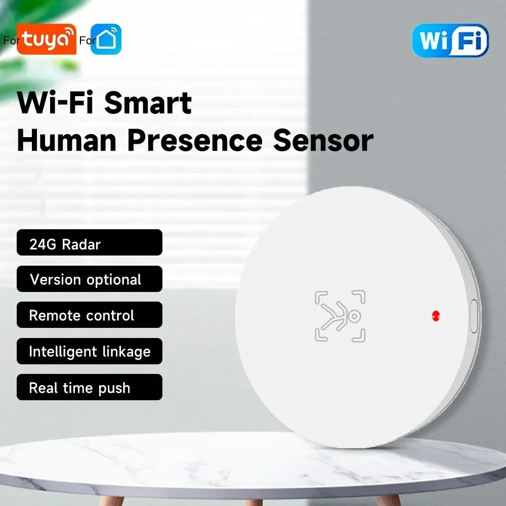 

For Tuya For Zigbee Smart Human Motion Static Presence Sensor 24G Detection WiFi Human Breathing Intelligent Sensor