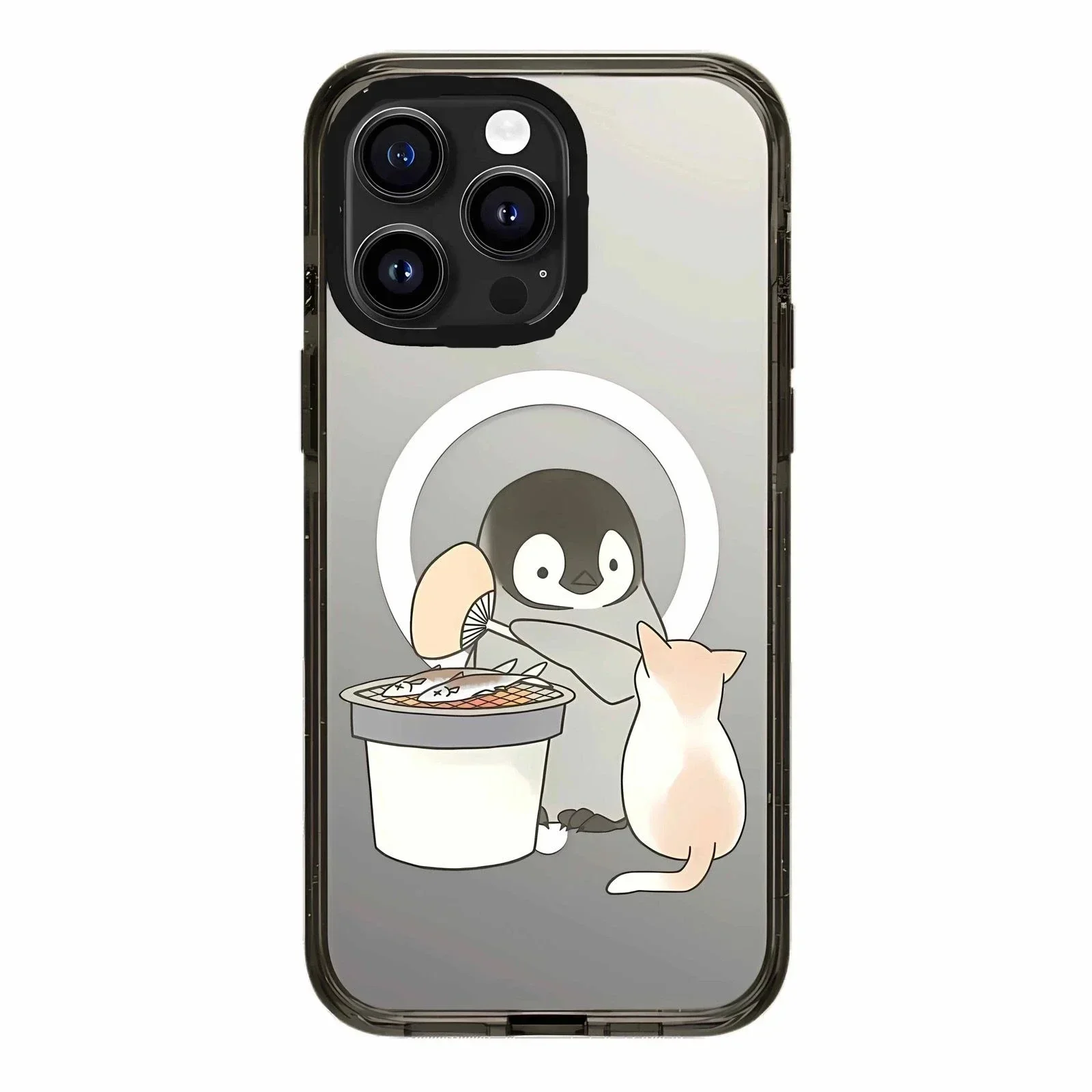 

Magsafe Acrylic Cartoon Penguin Phone Case Cover for iPhone 11 12 13 14 15 Pro Max Case for iPhone 15 ProMax