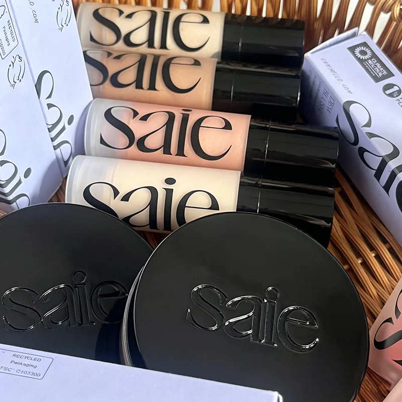 New Sale Brand Saie Liquid Powder Blusher Liquid High Gloss Gel Face Contour Antique Copper Paste Long-lasting Natural Cosmetic
