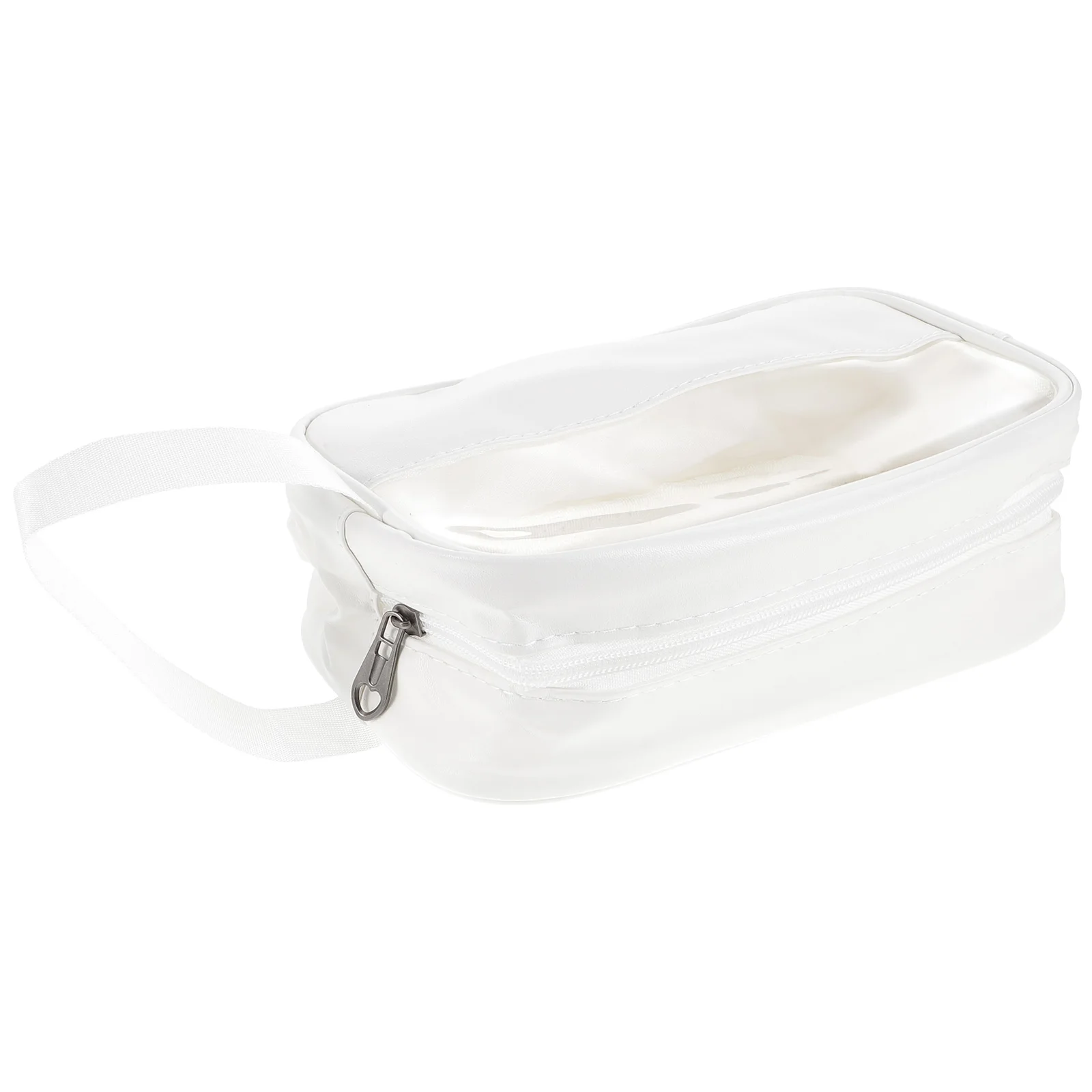 

Transparent Makeup Bag PU Storage Toiletry ganizer Lightweight Compact Travel Size Mini Bag For Women